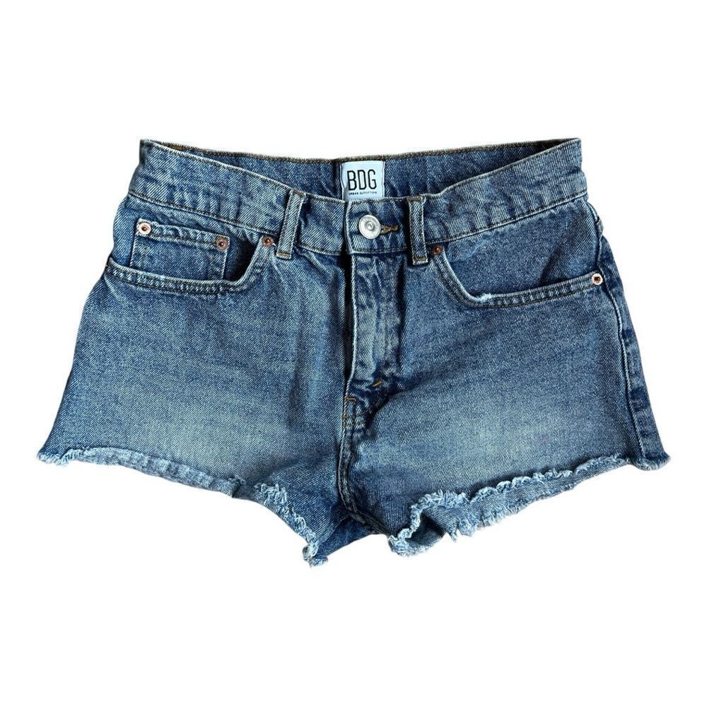 BDG Urban Outfitters Mid Rise Essentials Jeans Shorts Size 25